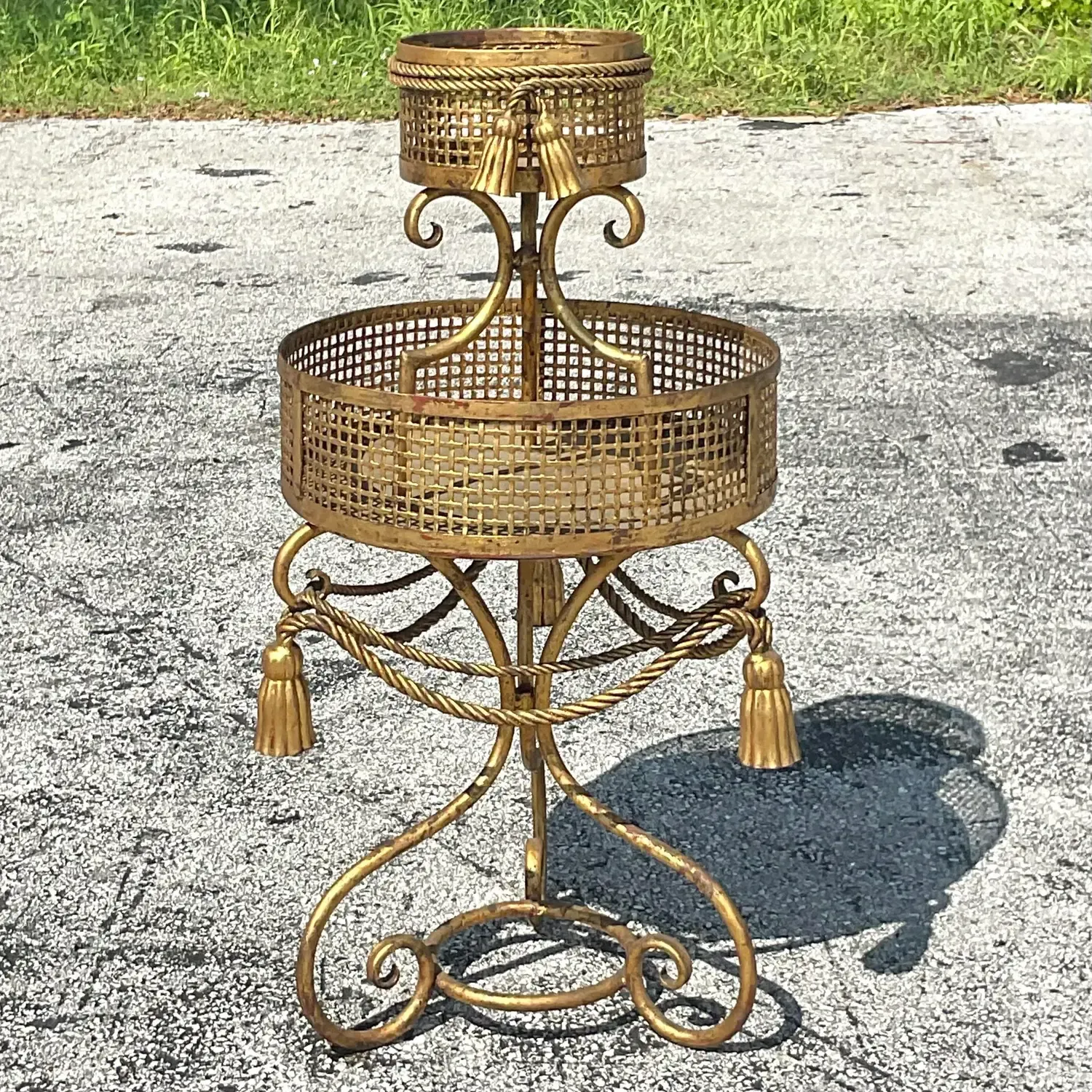 Vintage Regency Swag Plant Stand — additional photo 4