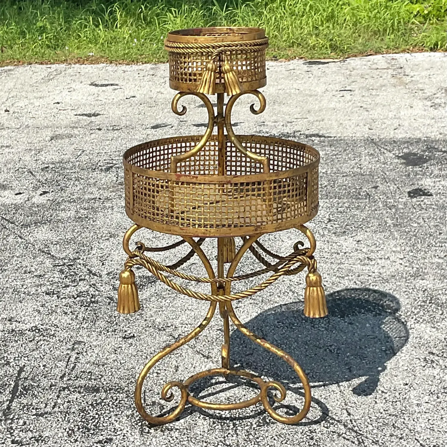Vintage Regency Swag Plant Stand — additional photo 5