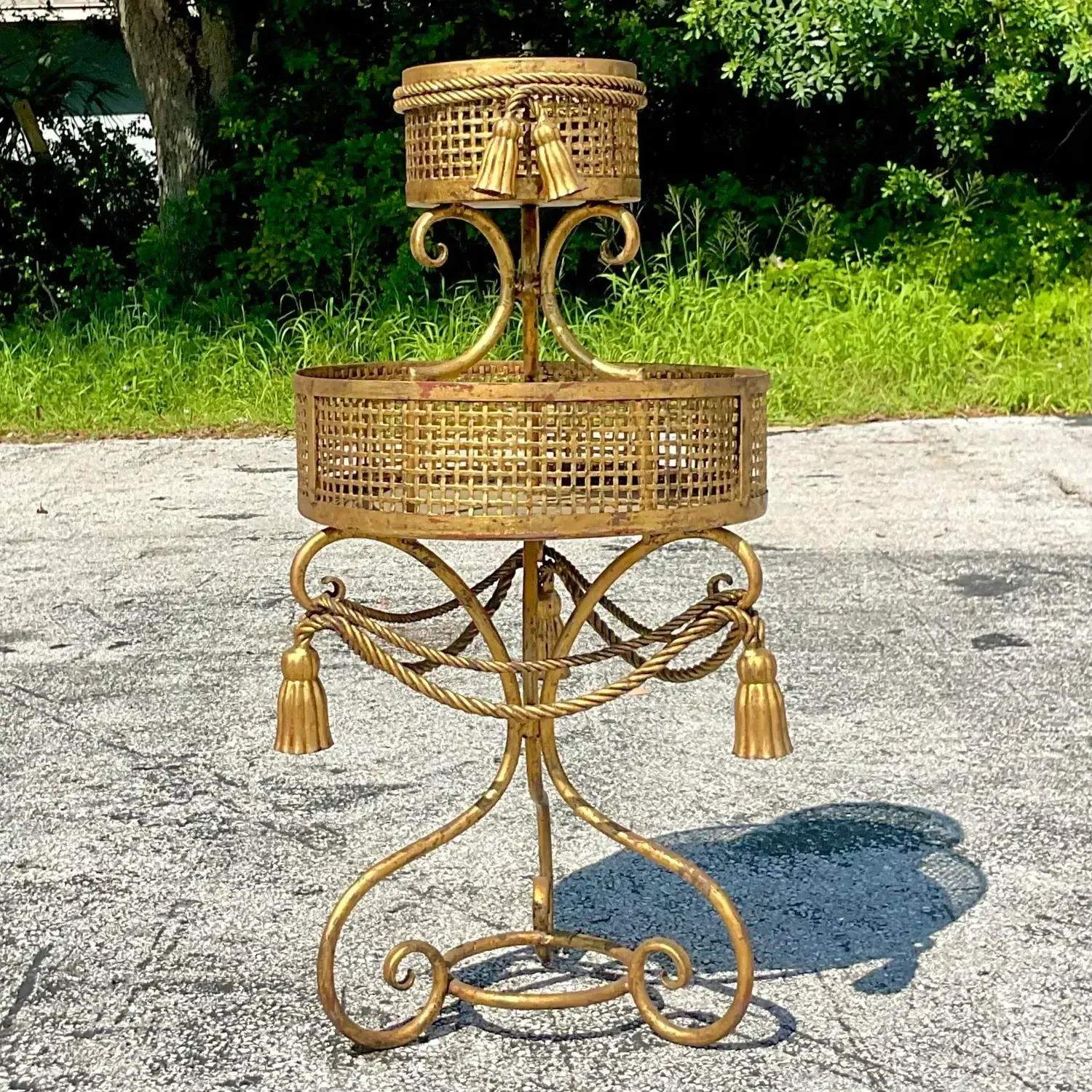 Vintage Regency Swag Plant Stand — additional photo 6