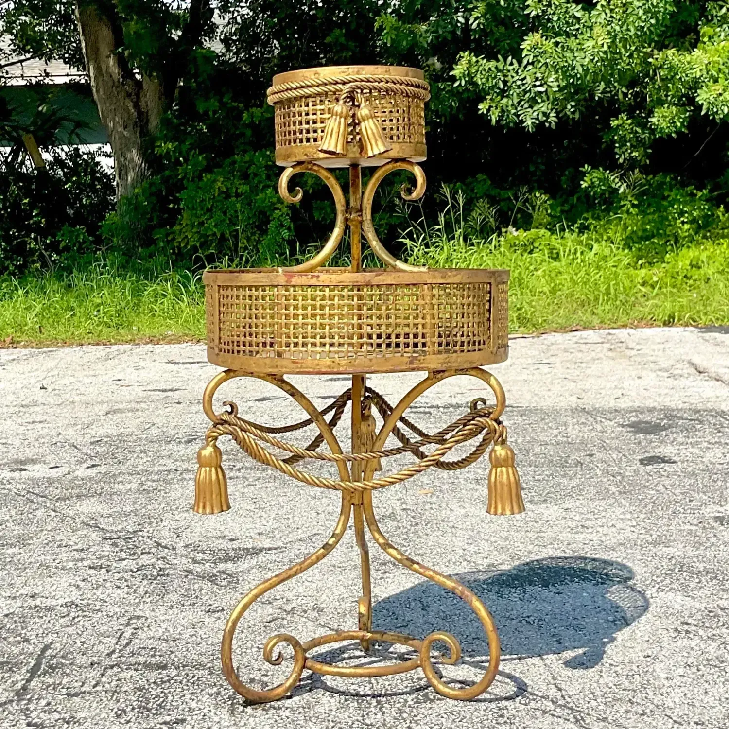 Vintage Regency Swag Plant Stand — additional photo 8