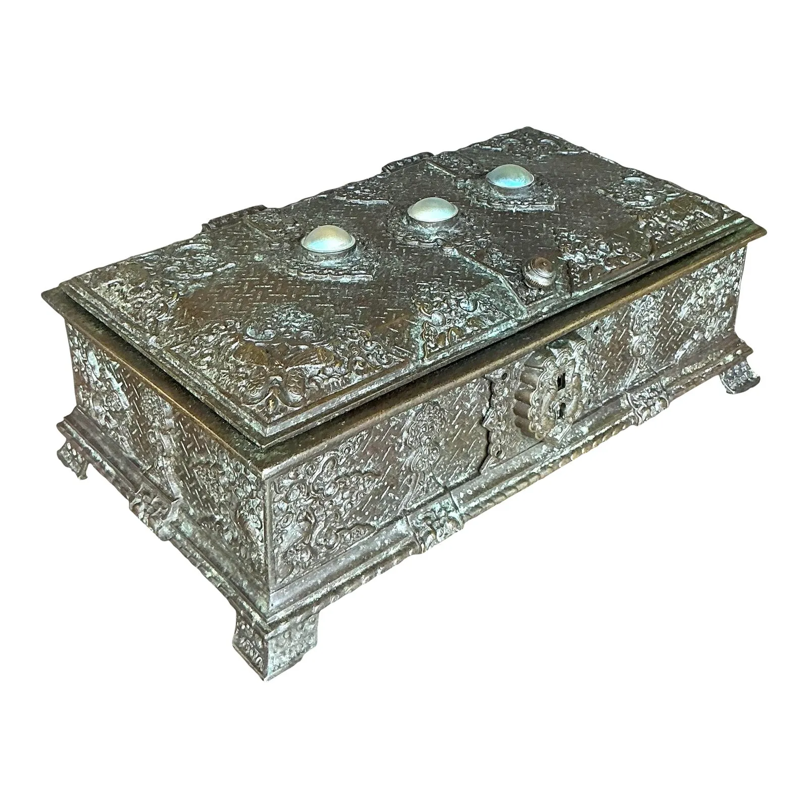 Vintage Regency Tiffany Studios Bronze Box