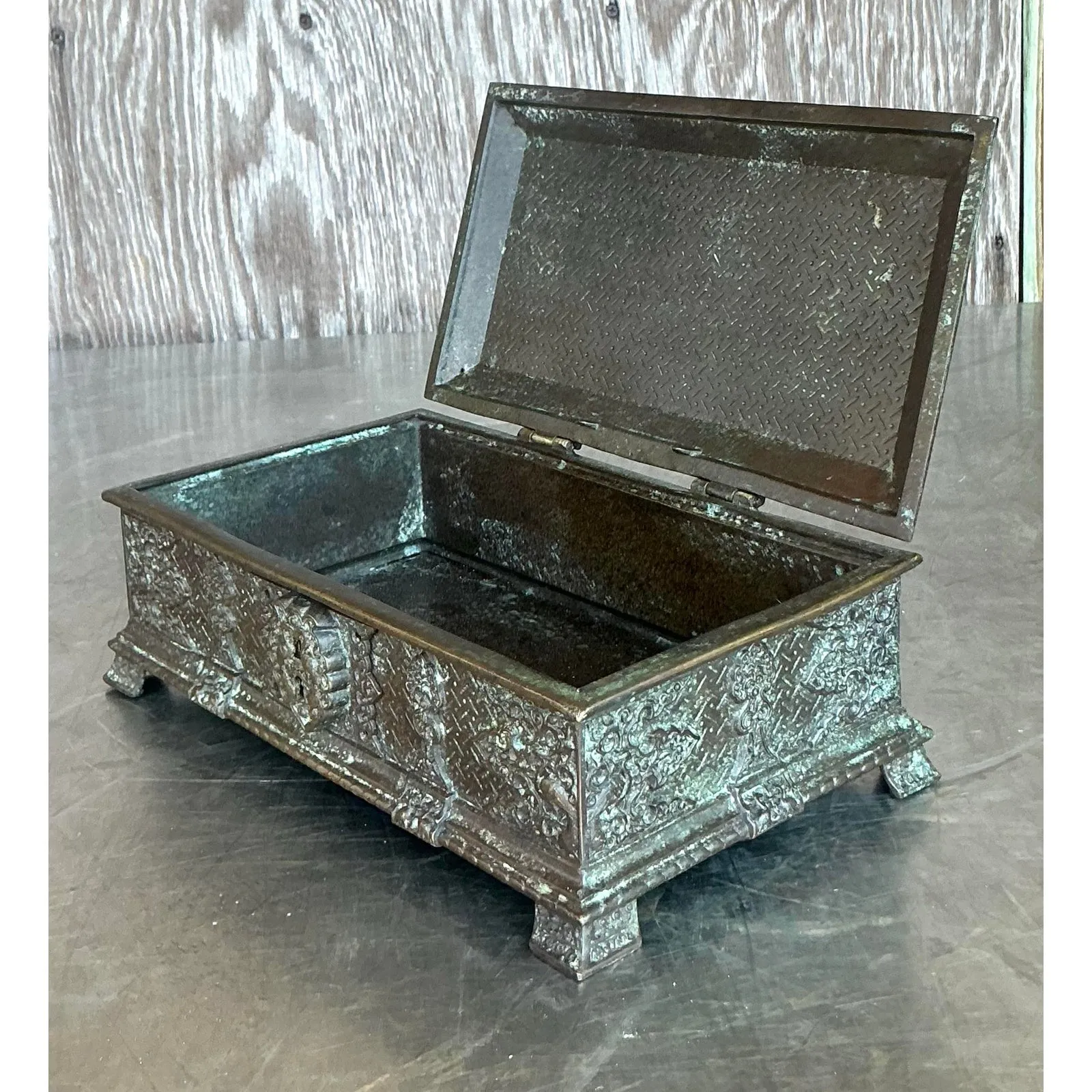 Vintage Regency Tiffany Studios Bronze Box — additional photo 4