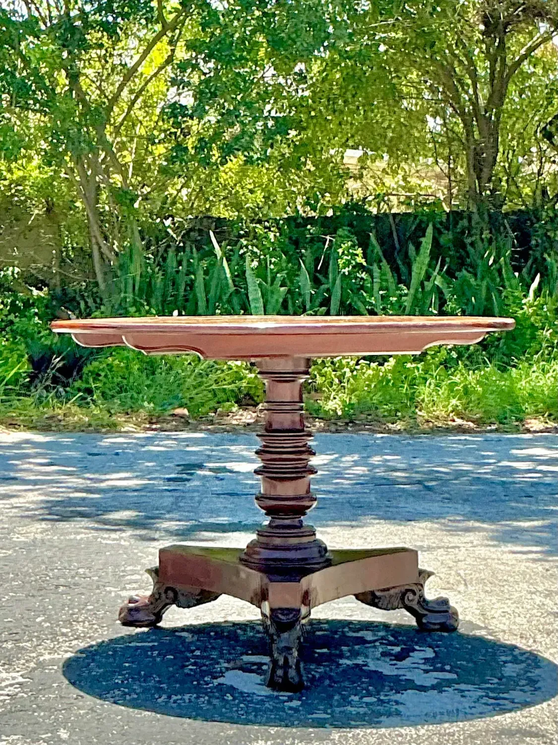Vintage Regency Tilt Top Table — additional photo 3