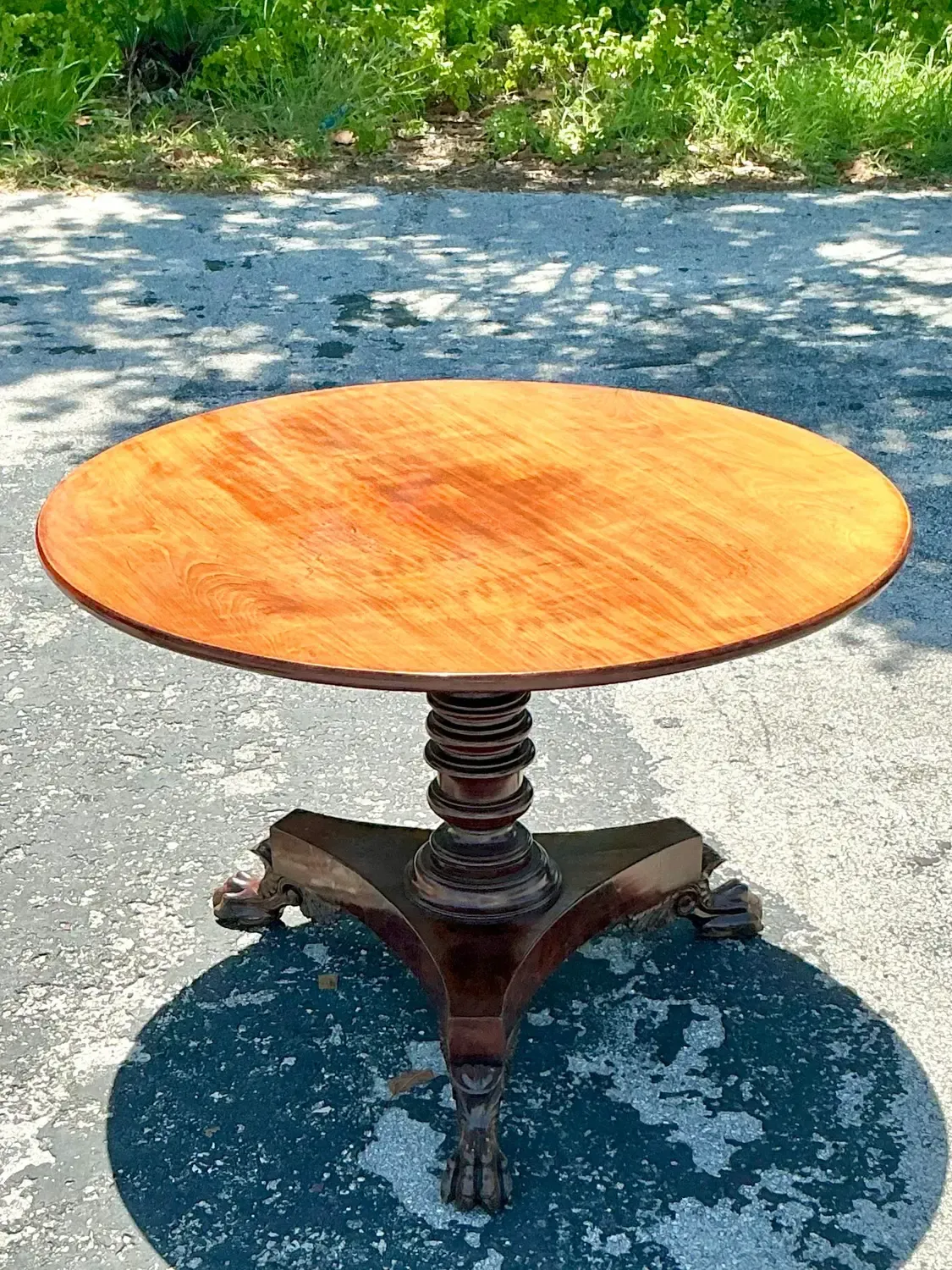Vintage Regency Tilt Top Table — additional photo 4