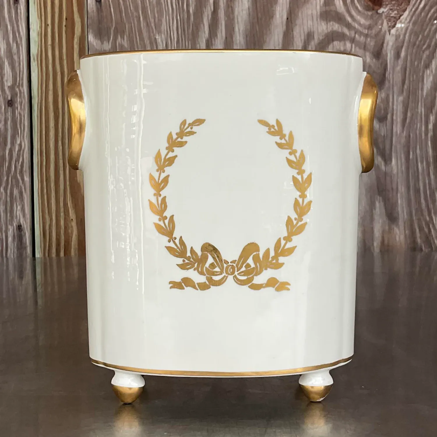 Vintage Regency Trenton Pottery Cache Pot — additional photo 5