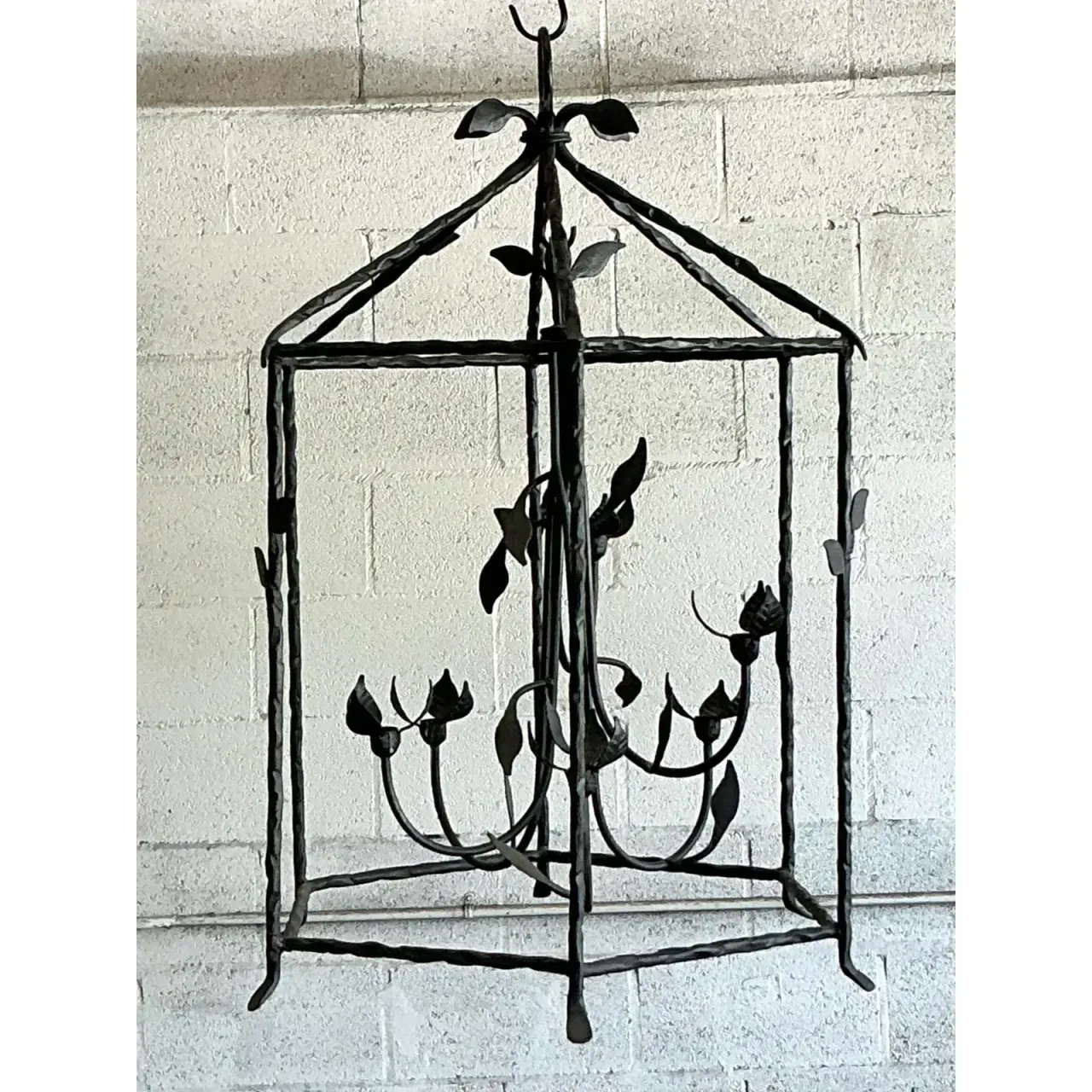 Vintage Regency Vine Candle Lantern