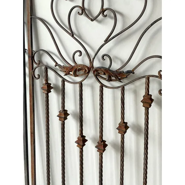 Vintage Regency Wrought Iron Panels - A Pair — additional photo 6
