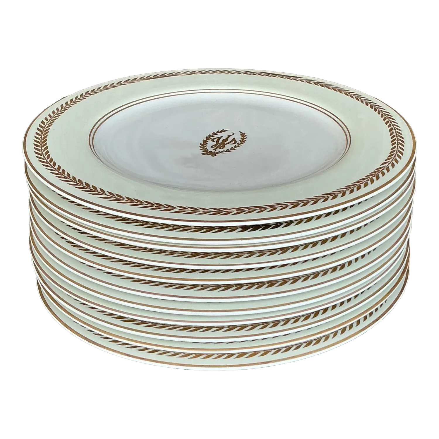 Vintage Regncy Homer Laughlin “Williamsburg Inn” Laurel Leaf China - Set of 12 — additional photo 3
