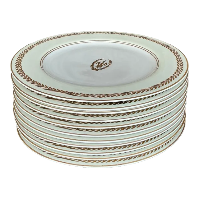 Vintage Regncy Homer Laughlin “Williamsburg Inn” Laurel Leaf China - Set of 12 — additional photo 3