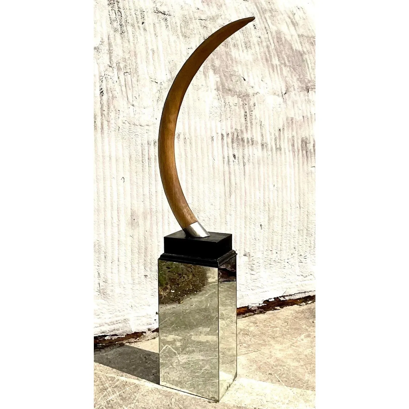 Vintage Resin Faux Elephant Tusk — additional photo 4