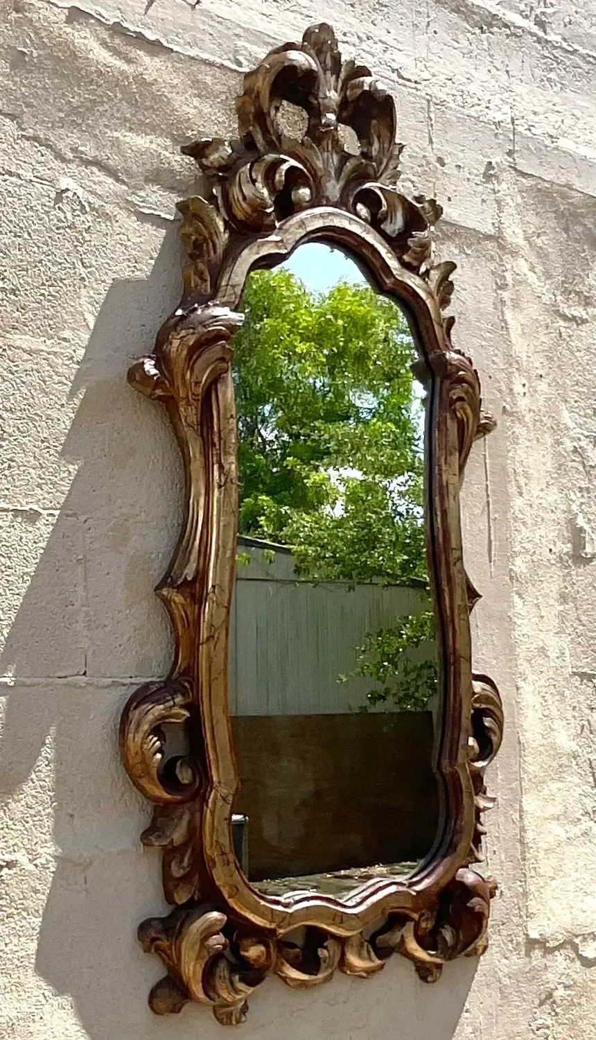 Vintage Rococo Gilt Grand Mirror — additional photo 1