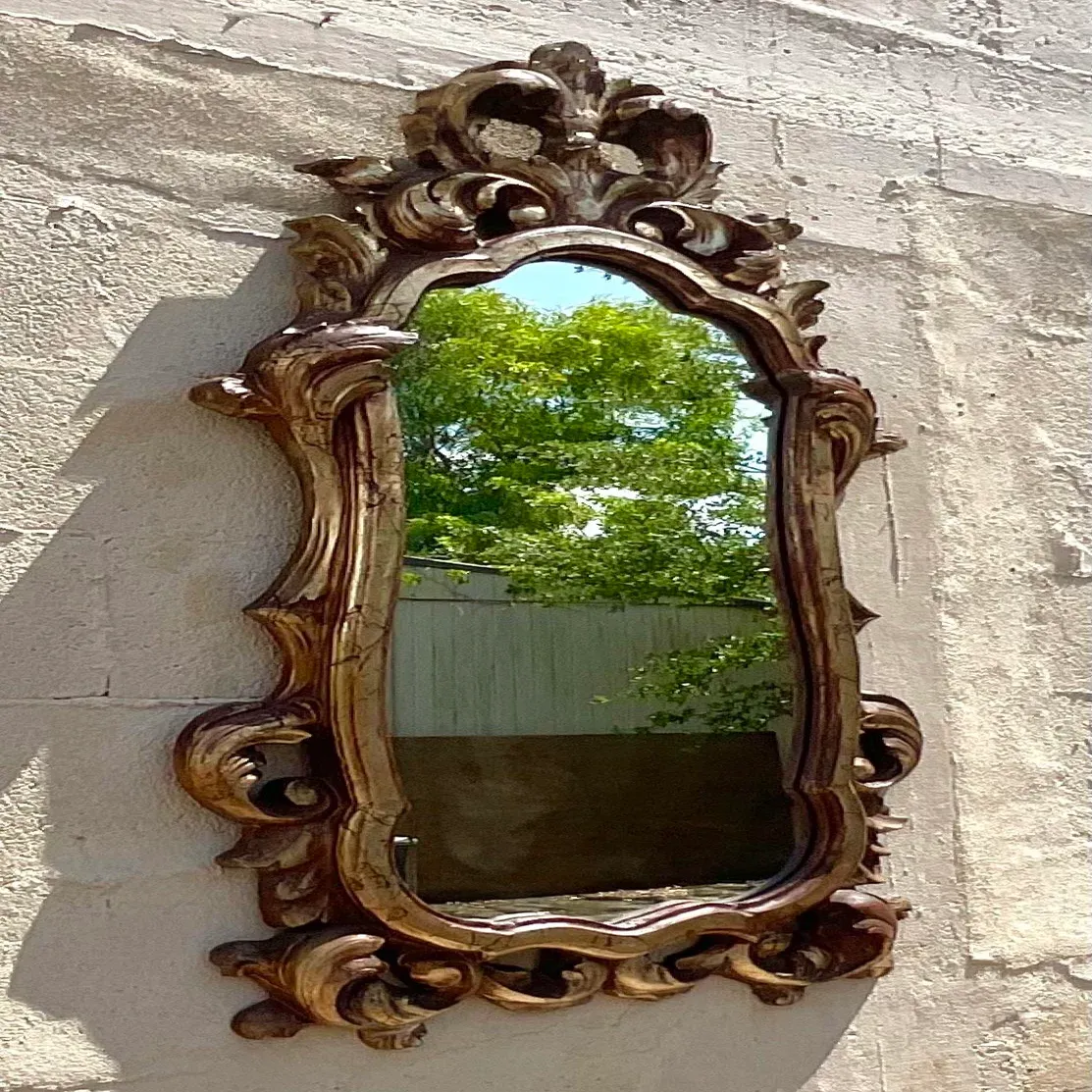 Vintage Rococo Gilt Grand Mirror — additional photo 4