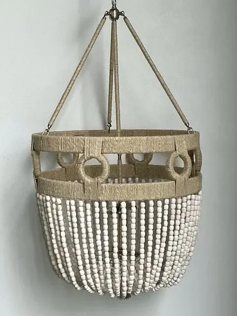 Vintage Roshambeaux “Frankie Malibu” Beaded Chandelier