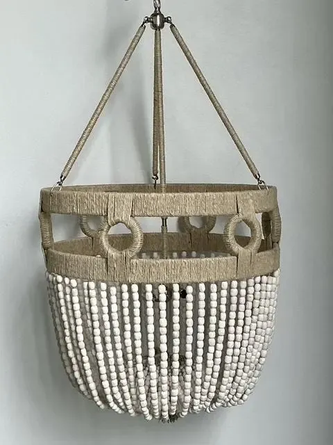 Vintage Roshambeaux “Frankie Malibu” Beaded Chandelier — additional photo 1