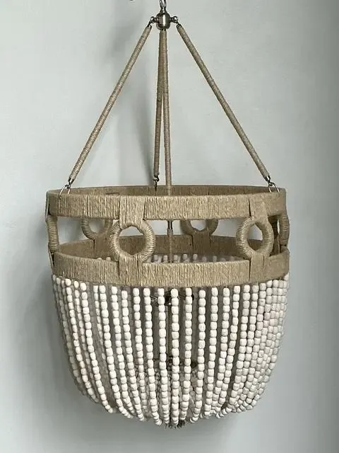 Vintage Roshambeaux “Frankie Malibu” Beaded Chandelier — additional photo 2
