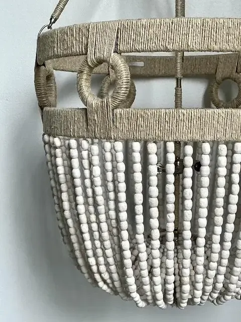Vintage Roshambeaux “Frankie Malibu” Beaded Chandelier — additional photo 3