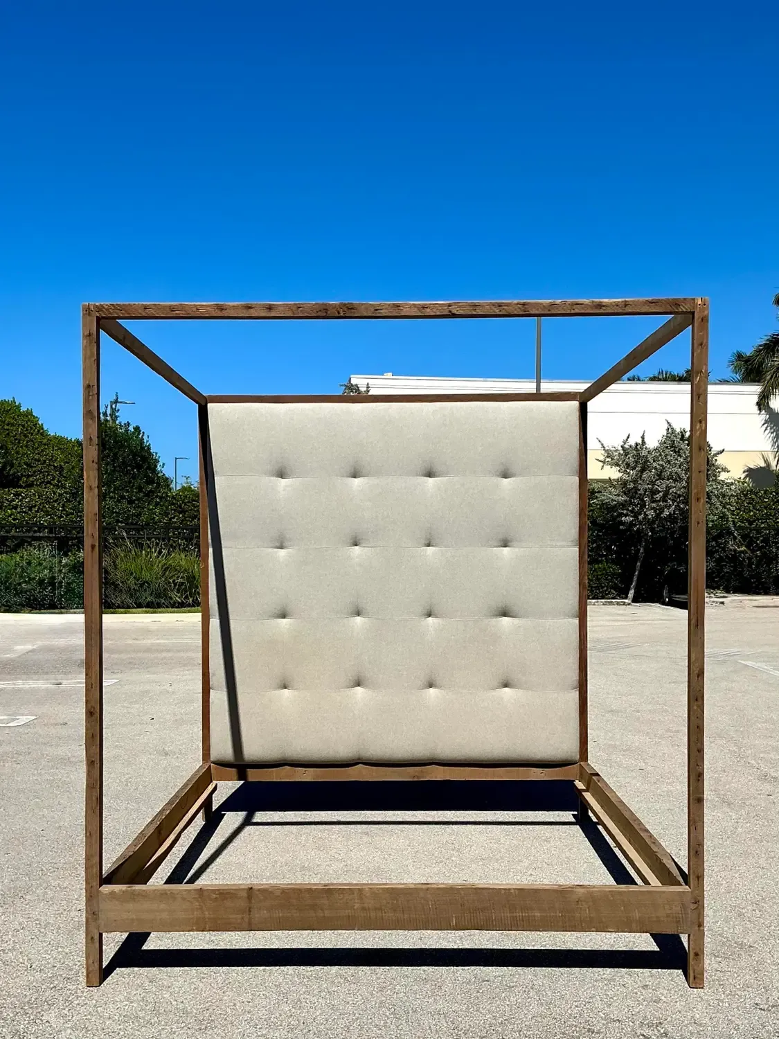 Vintage Rustic King Canopy Bed — additional photo 3