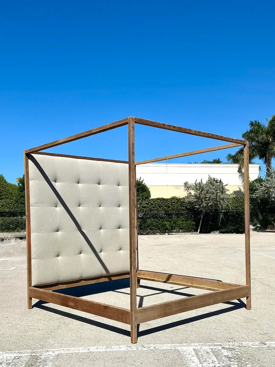 Vintage Rustic King Canopy Bed — additional photo 5