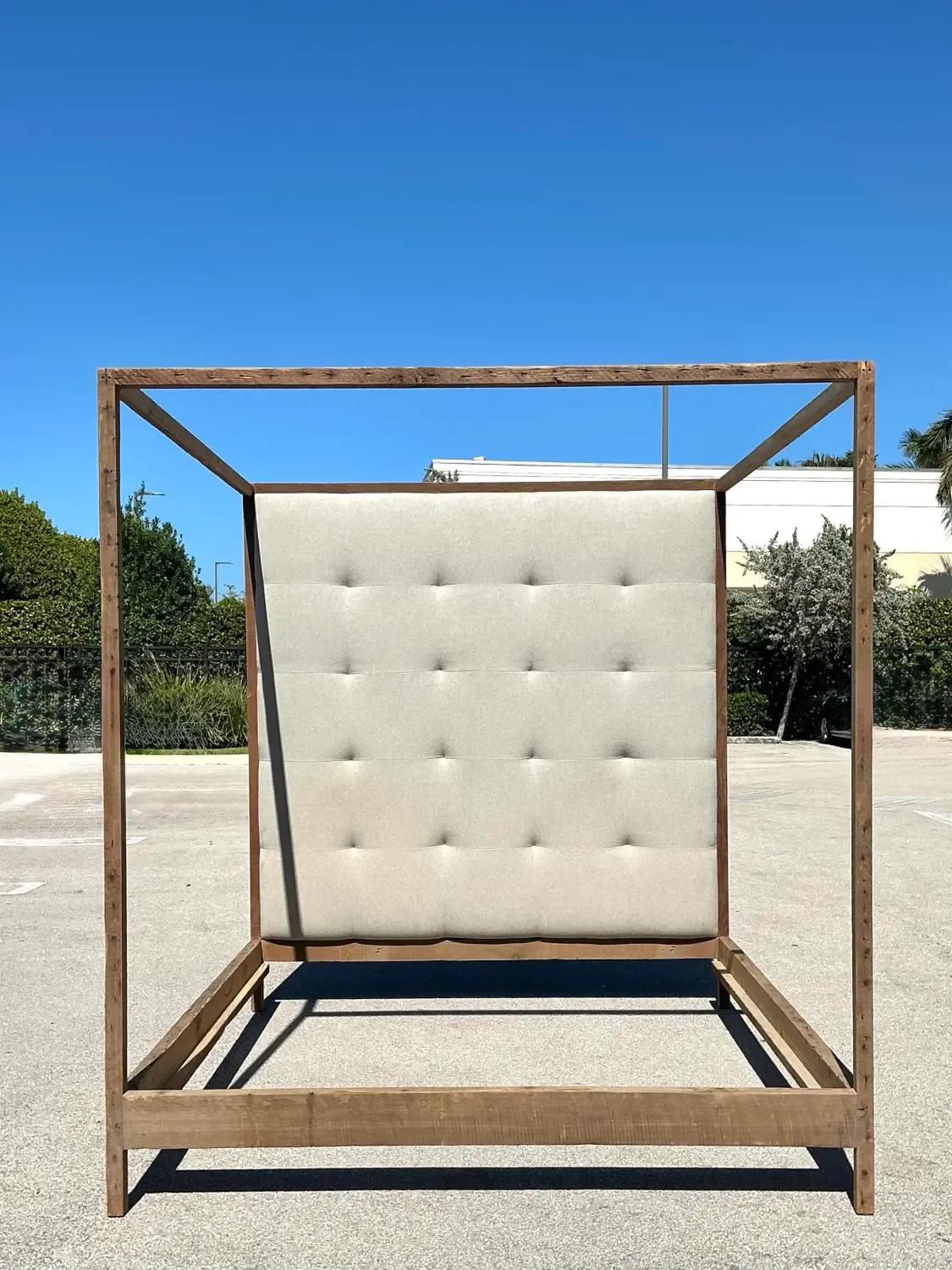 Vintage Rustic King Canopy Bed — additional photo 7