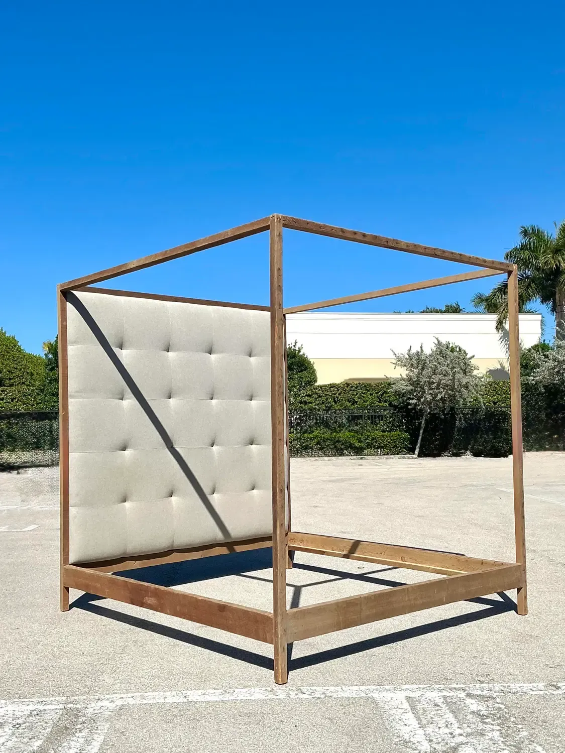 Vintage Rustic King Canopy Bed — additional photo 8
