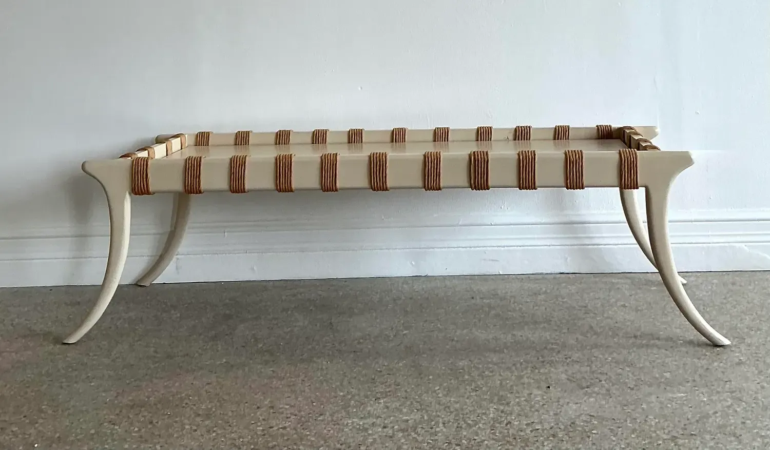 Vintage Saber Leg Bench — additional photo 3