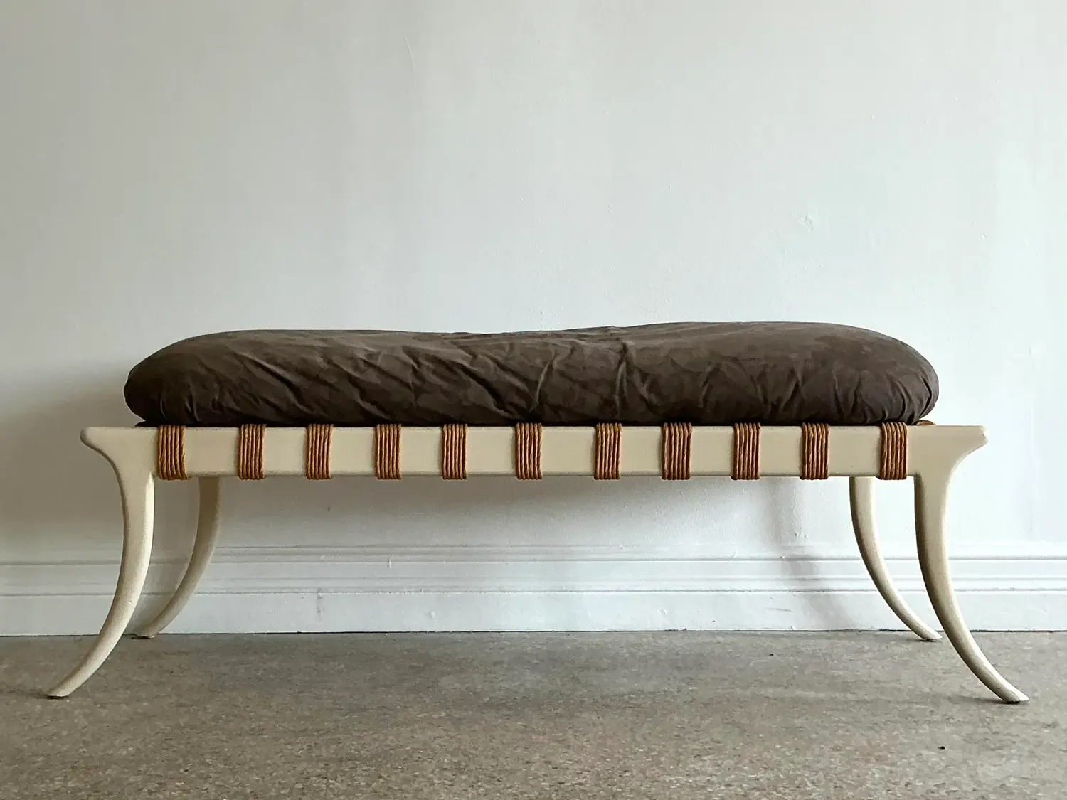 Vintage Saber Leg Bench — additional photo 5