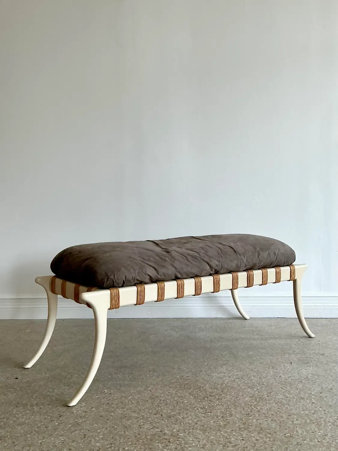 Vintage Saber Leg Bench — additional photo 8