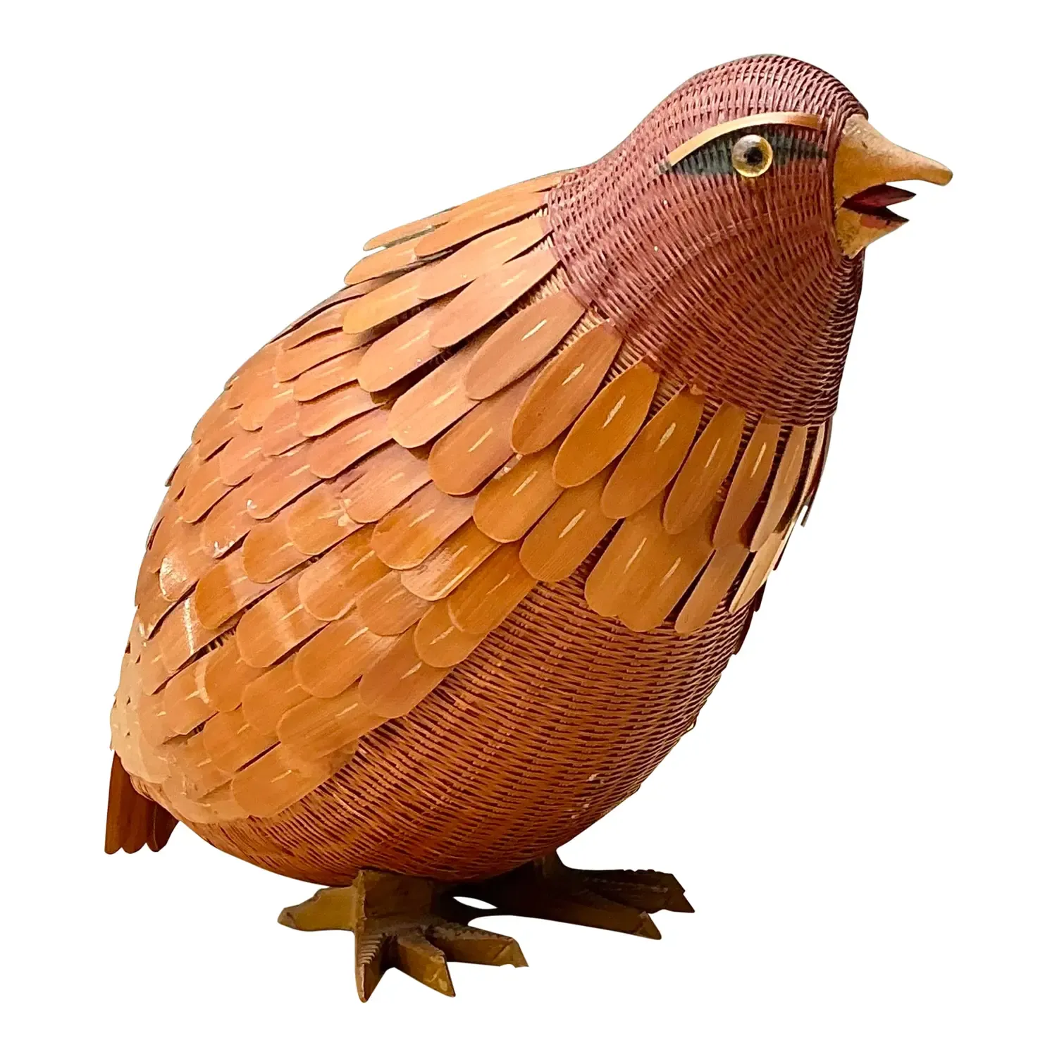 Vintage Shanghai Weave Bird Basket — additional photo 1