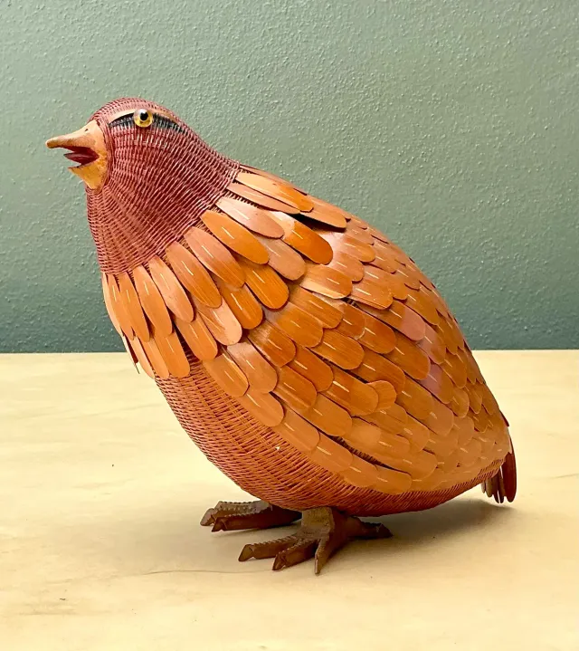 Vintage Shanghai Weave Bird Basket — additional photo 6