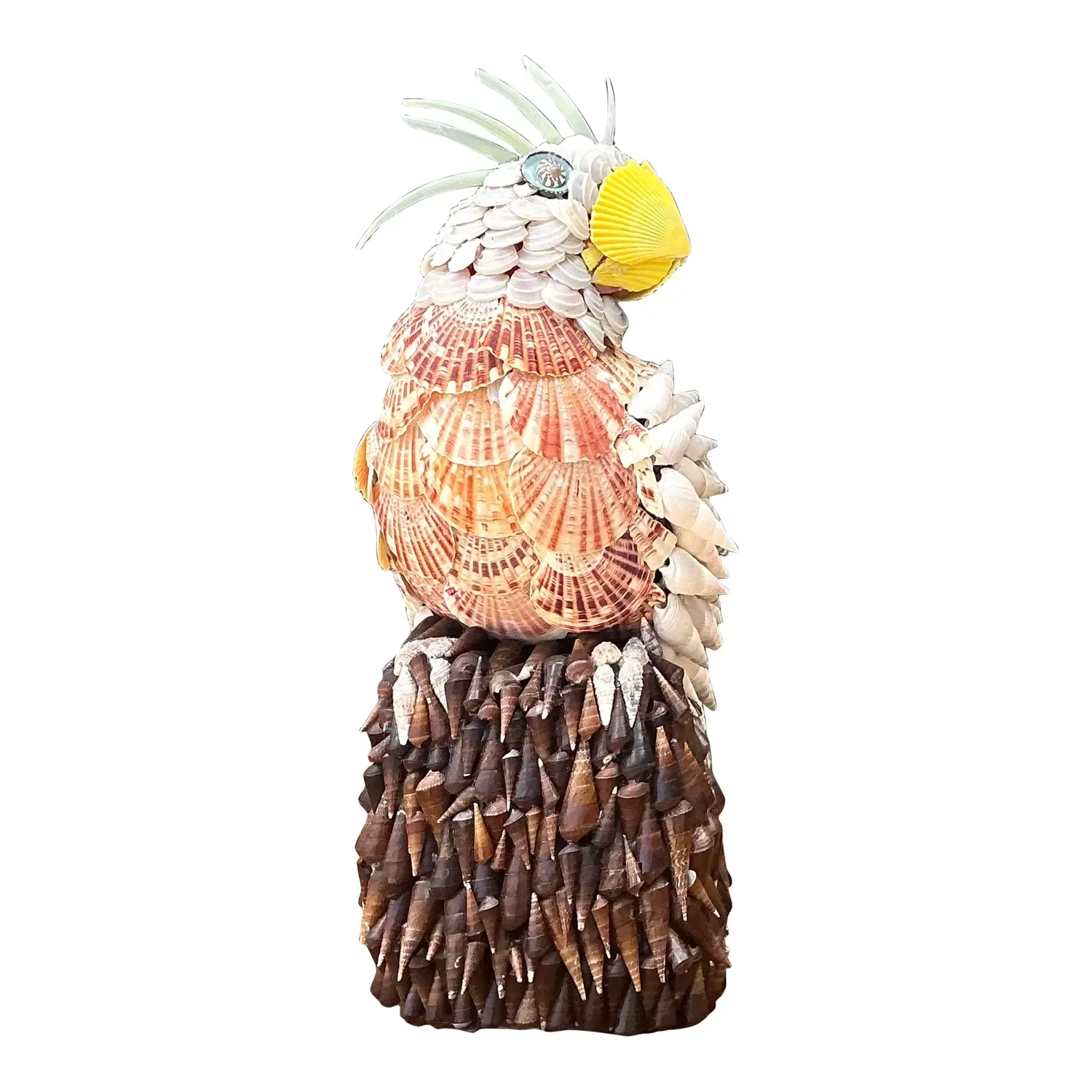 Vintage Shell Encrusted Cockatoo — additional photo 1