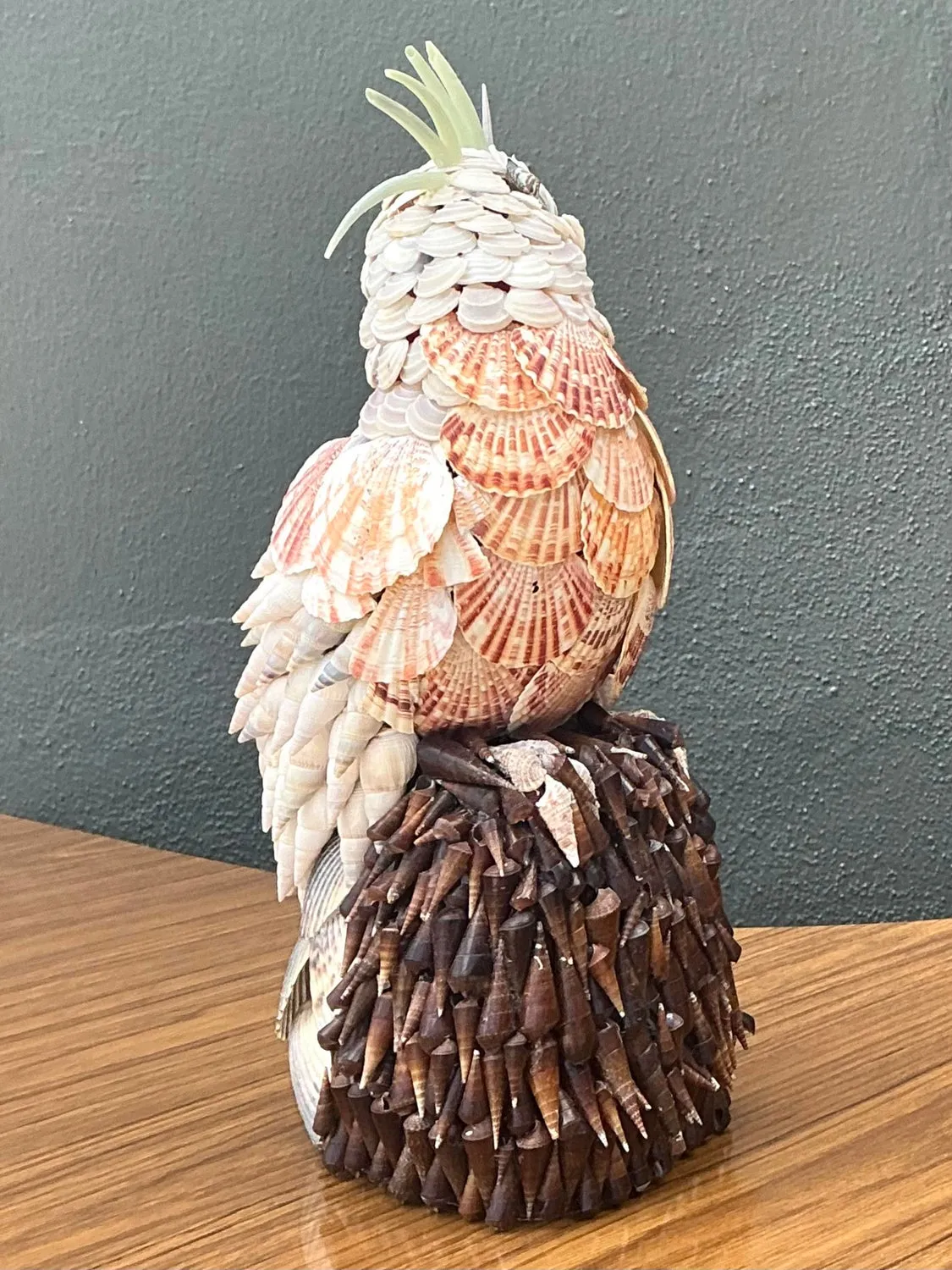 Vintage Shell Encrusted Cockatoo — additional photo 3