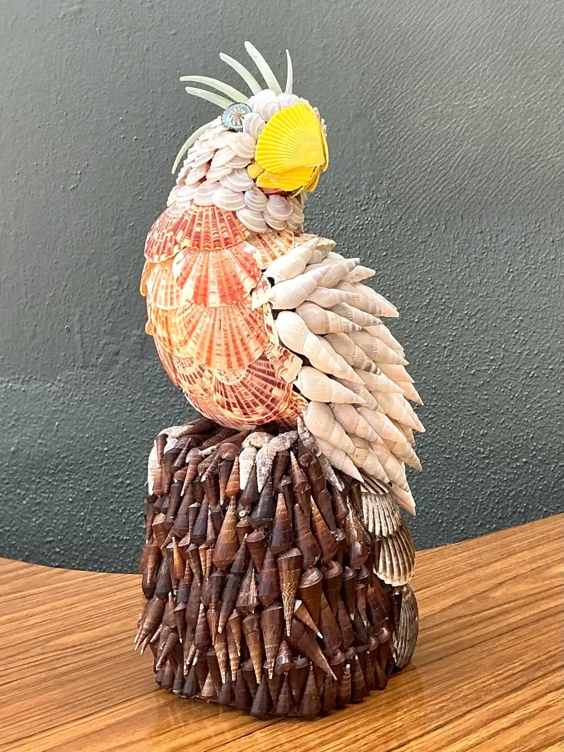 Vintage Shell Encrusted Cockatoo — additional photo 4