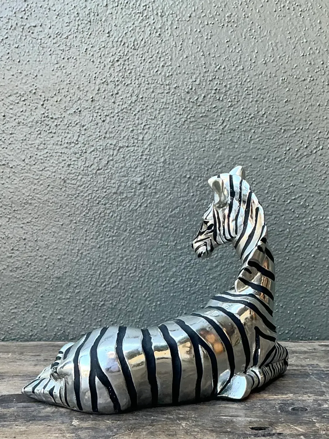 Vintage Silver Mirrored Zebra — additional photo 4