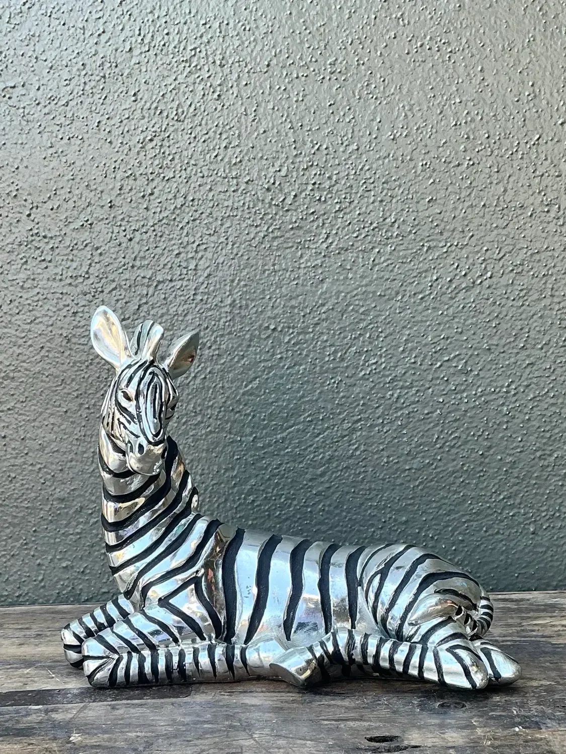 Vintage Silver Mirrored Zebra — additional photo 6