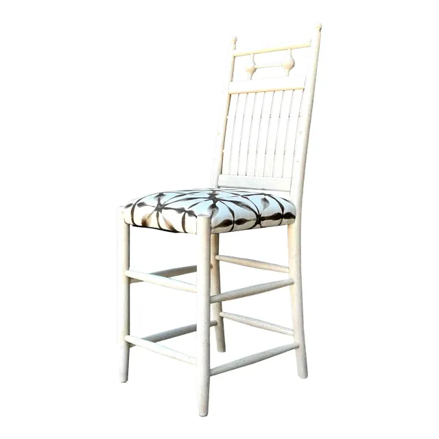 Vintage Slat Counter Stools — additional photo 1