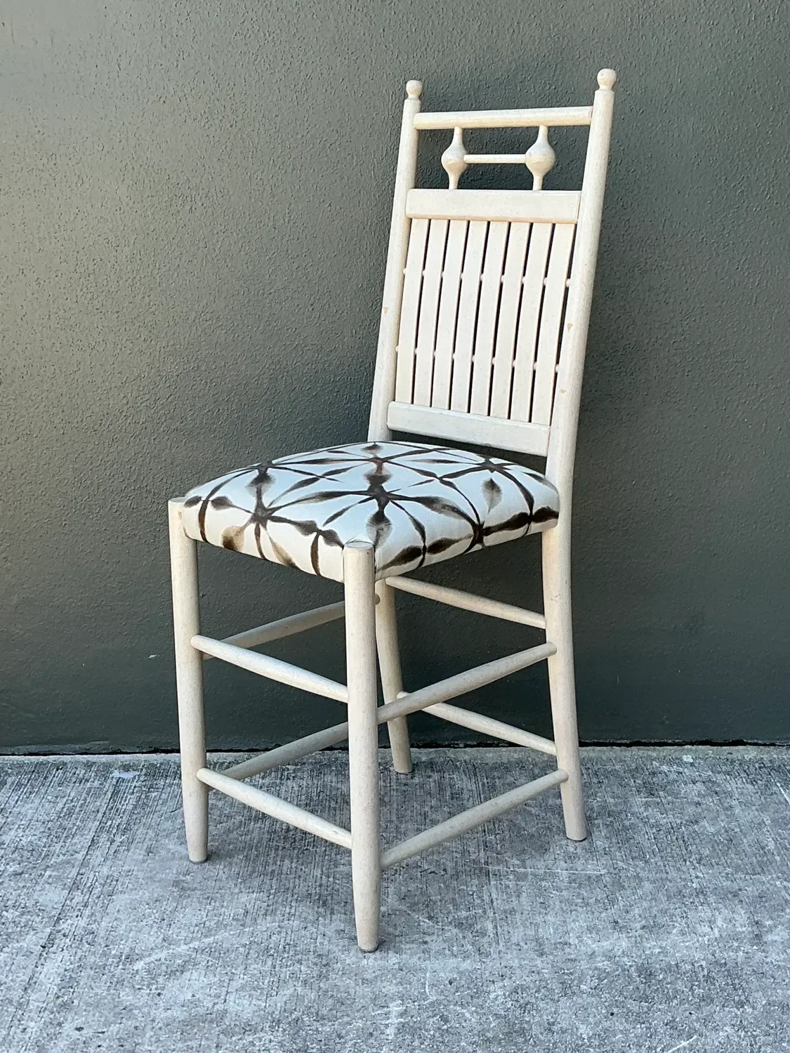 Vintage Slat Counter Stools — additional photo 2