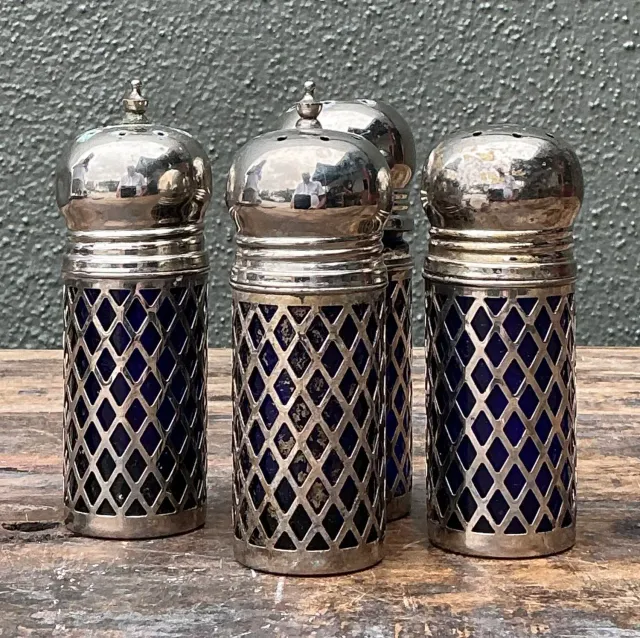 Vintage Sterling and Plate Assorted Salt Shakers - Set of 12 — additional photo 1