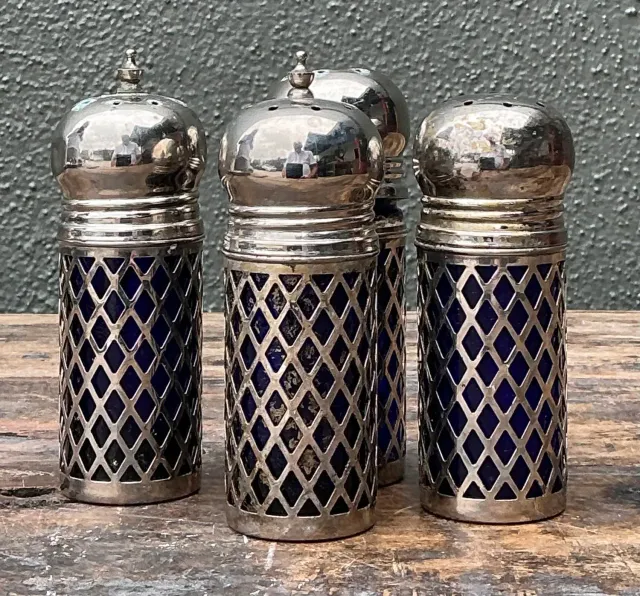 Vintage Sterling and Plate Assorted Salt Shakers - Set of 12 — additional photo 5