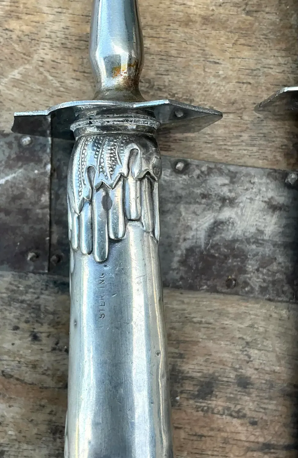 Vintage Sterling Carving Set of 2 — additional photo 3