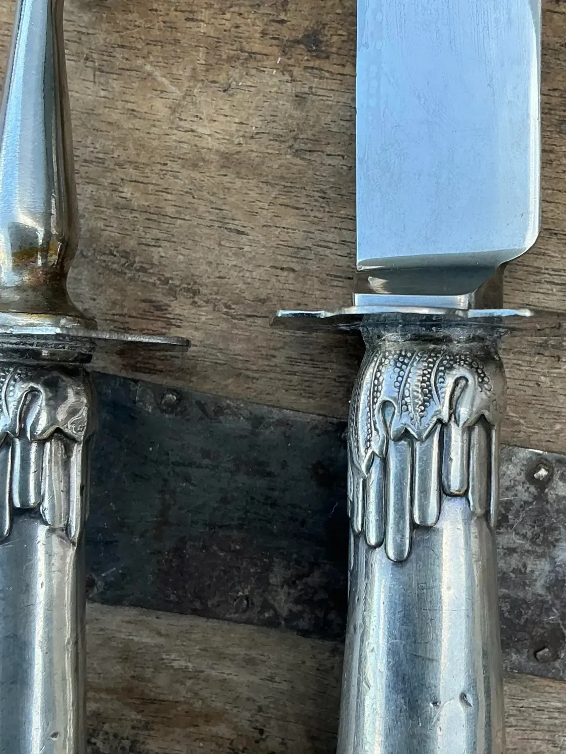 Vintage Sterling Carving Set of 2 — additional photo 4