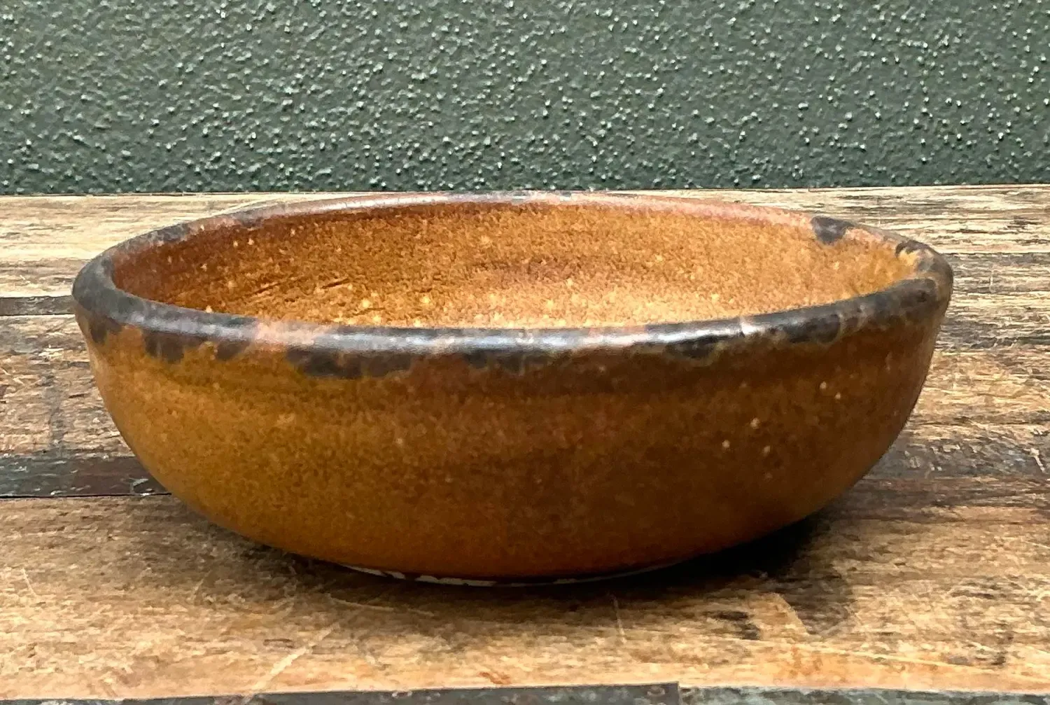 Vintage Styles Mid-Century Modern Glazed Ceramic Bowl — additional photo 5