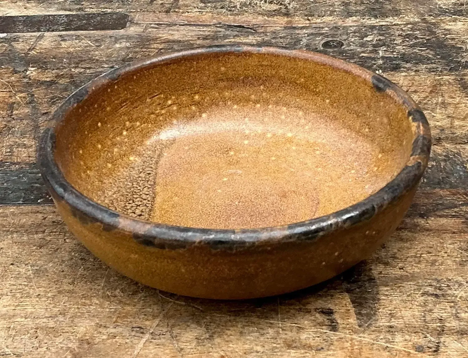 Vintage Styles Mid-Century Modern Glazed Ceramic Bowl — additional photo 6