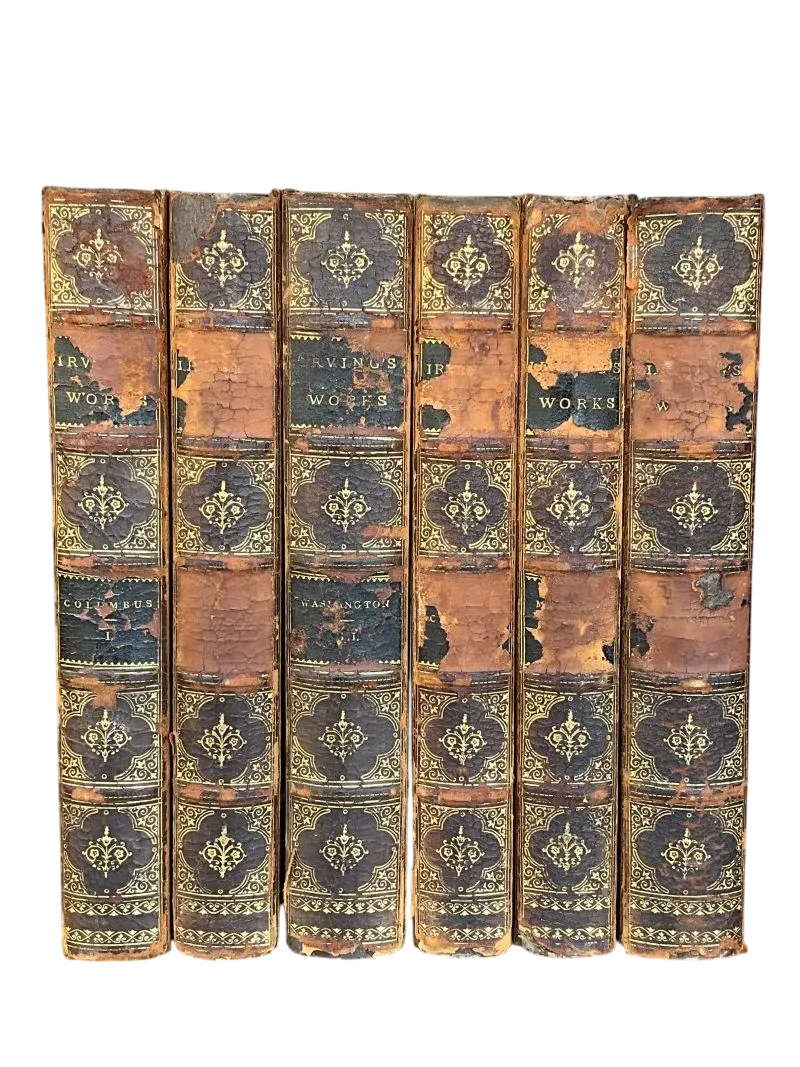 Vintage The Works of Washington Irving- Set of 6 — additional photo 2