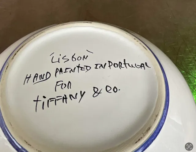 Vintage Tiffany & Co. Hand Painted Bowl — additional photo 4