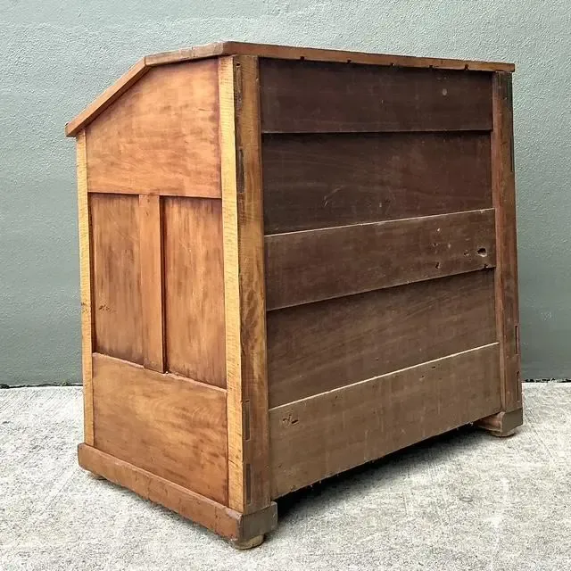 Vintage Tiger Maple Butlers Desk — additional photo 4