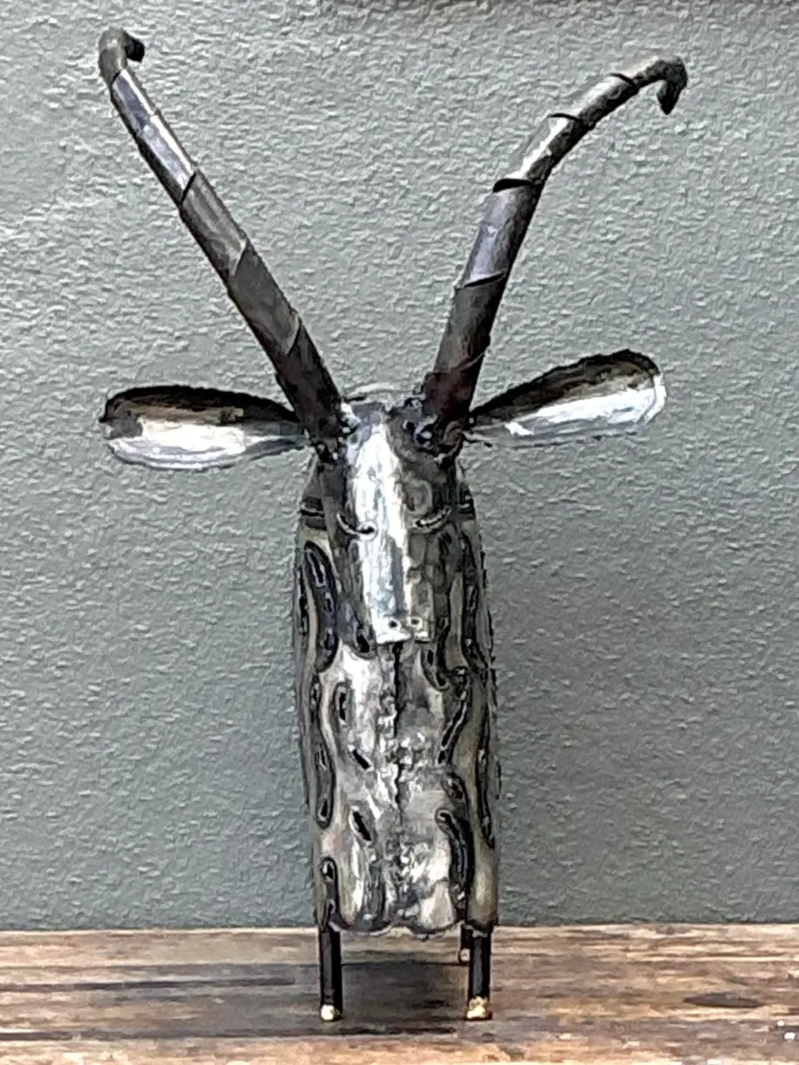 Vintage Torch Cut Ram Sculpture — additional photo 3
