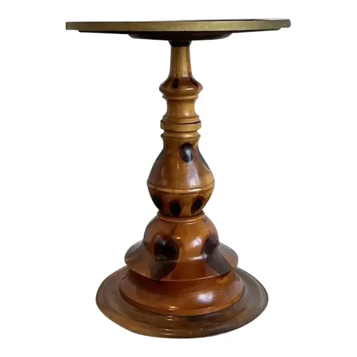 Vintage Turned Wood Butterly Wing Table