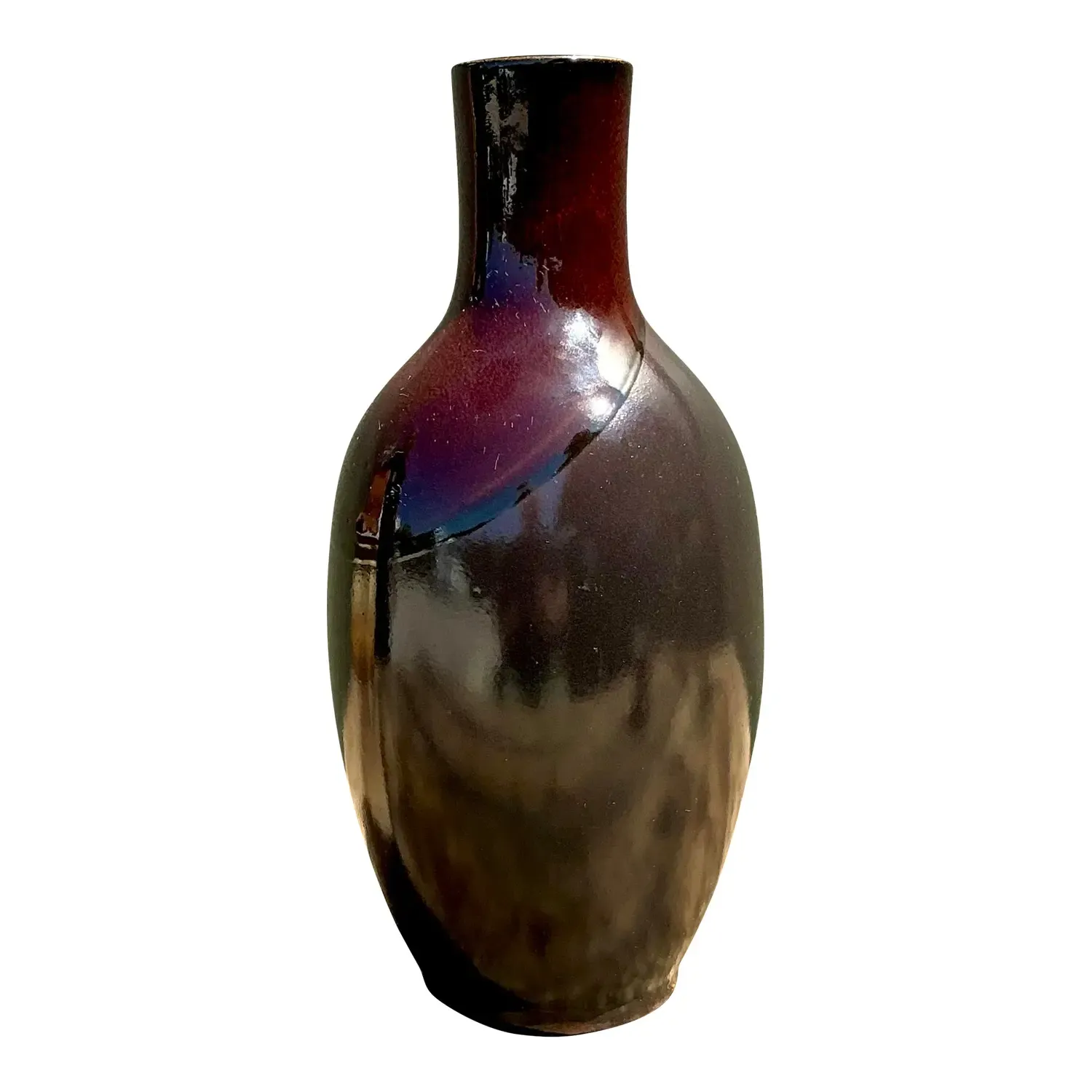 Vintage Two Tine Pottery Vase — additional photo 1