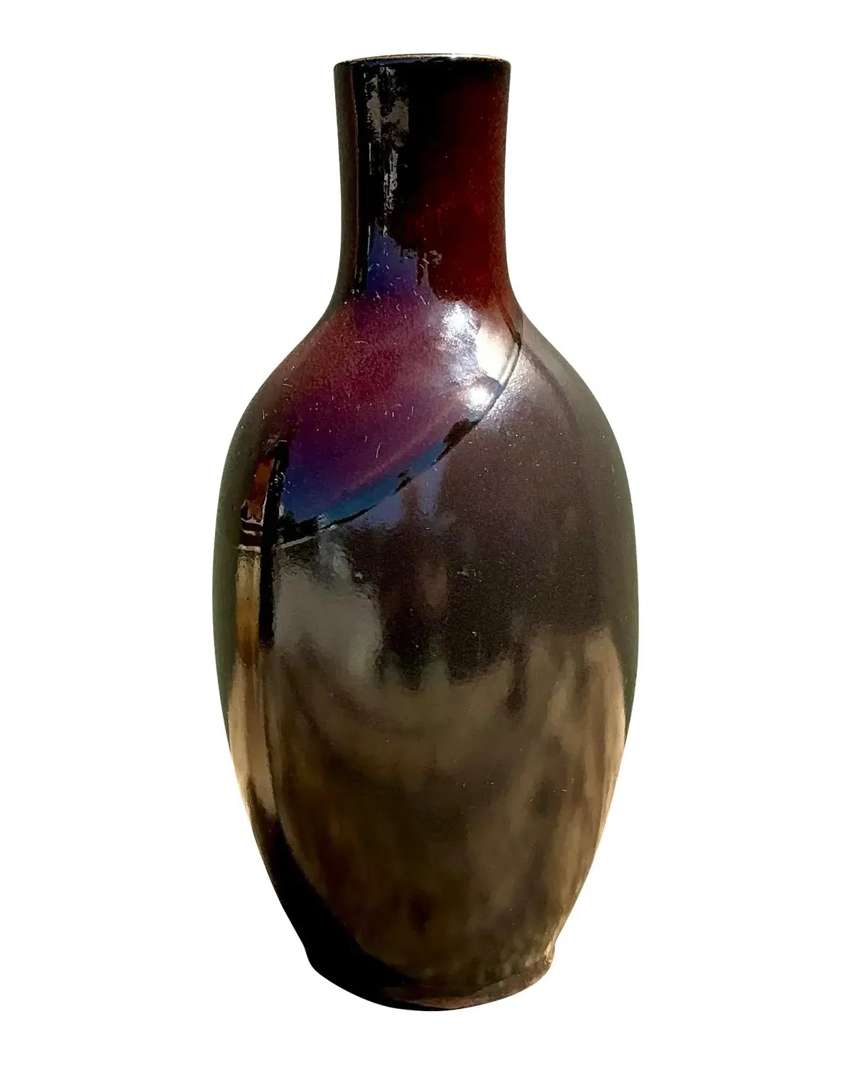 Vintage Two Tine Pottery Vase