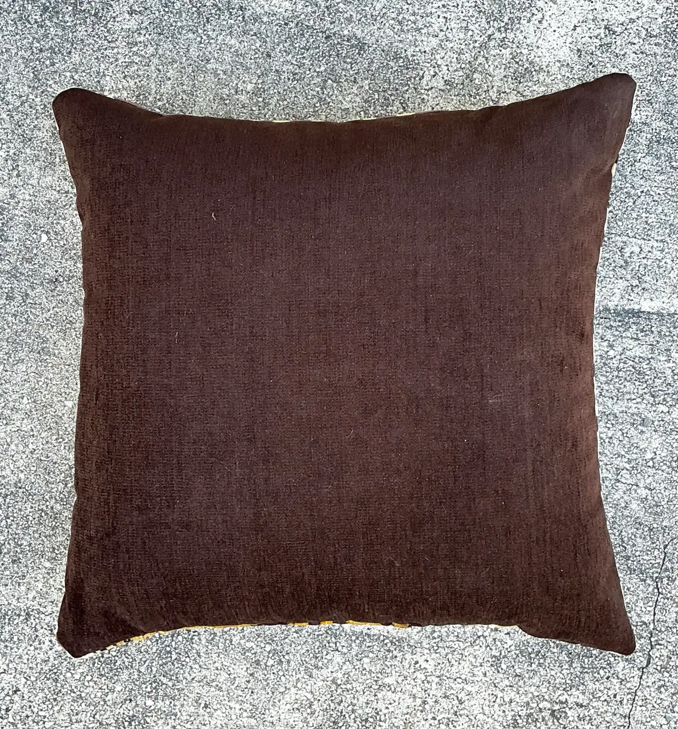 Vintage Velvet Tiger Throw Pillow — additional photo 2